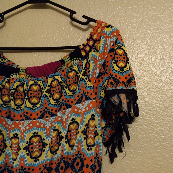 Elie McCarthy Colorful Striped Maxi Dress - Picture 3 of 4